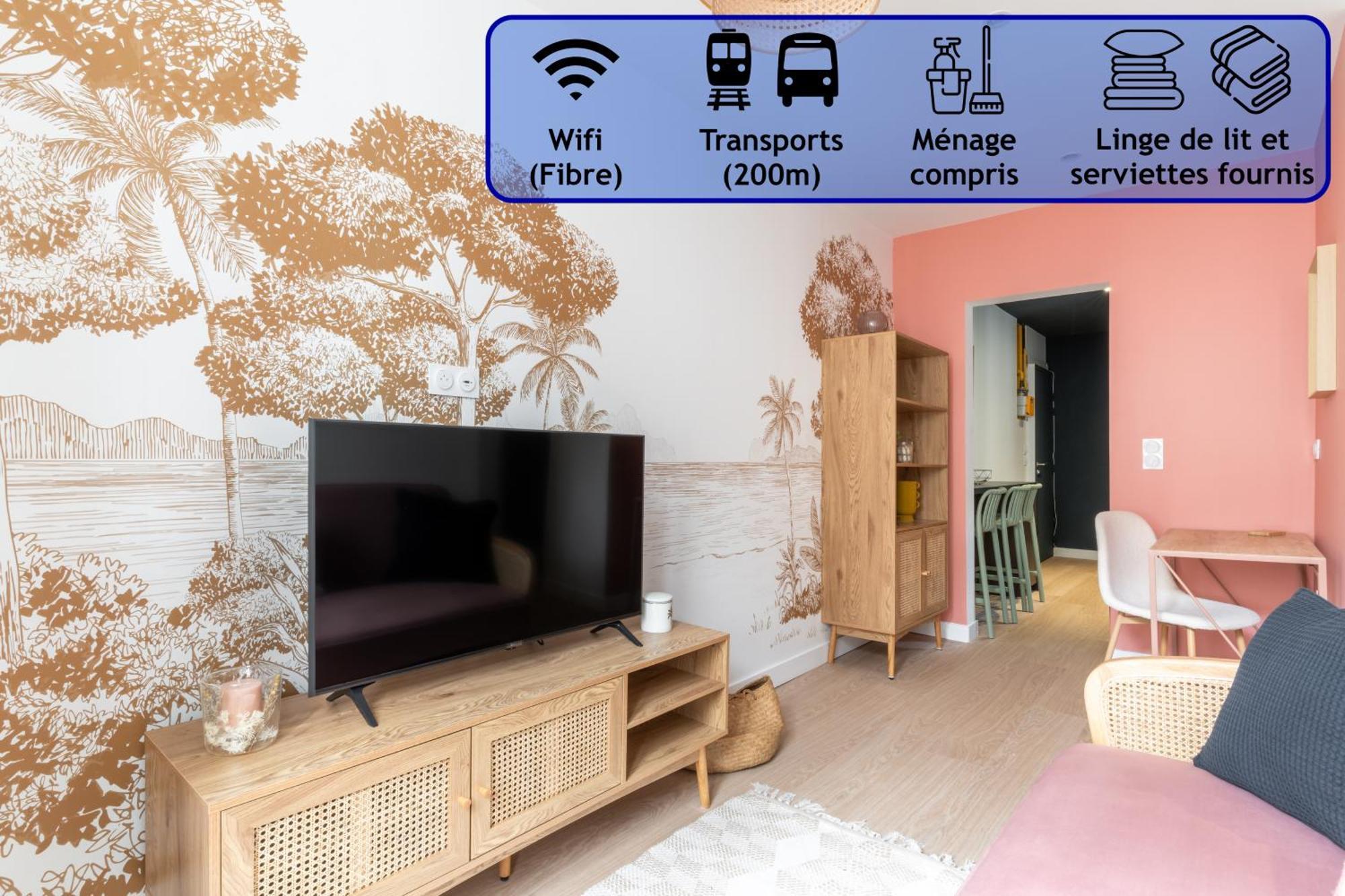 Appartement Elegant Proche Tramway & Centre-Ville Nantes Ngoại thất bức ảnh